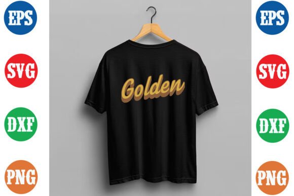 A Designer's Review: The Golden 3D Effect for Graphics & T-Shirt Designs