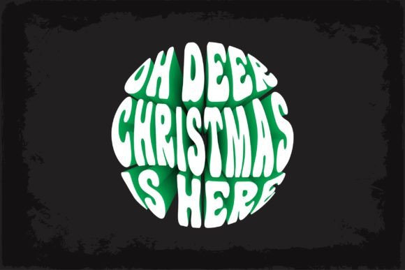 A Real Designer's Look at the Oh Dear Christmas is Here 3D Embroidery File