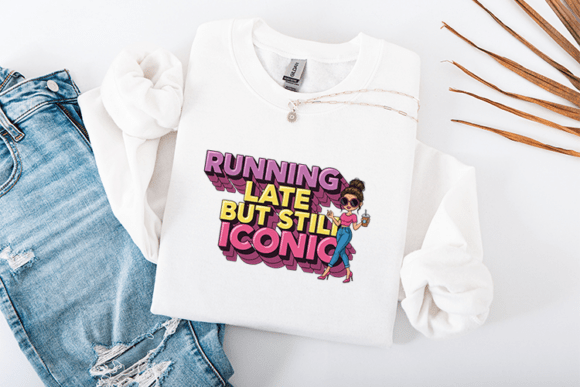 A Stylish Review of the Running Late SVG Graphic