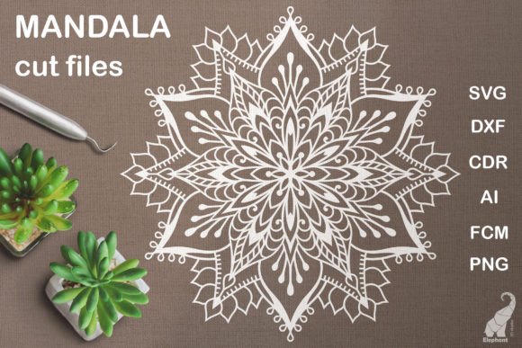A Versatile Mandala Graphic for Crafters and T-Shirt Designs