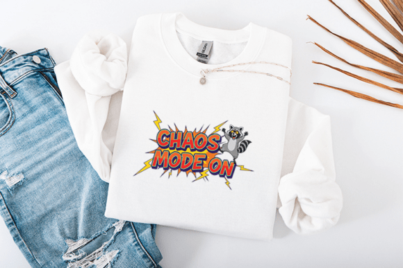 Chaos Mode Graphics for Bold T-Shirt Designs