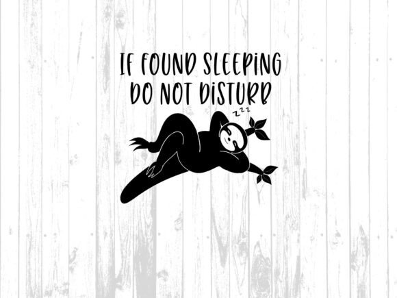Crafting Review: The Adorable If Found Sleeping Sloth Graphics