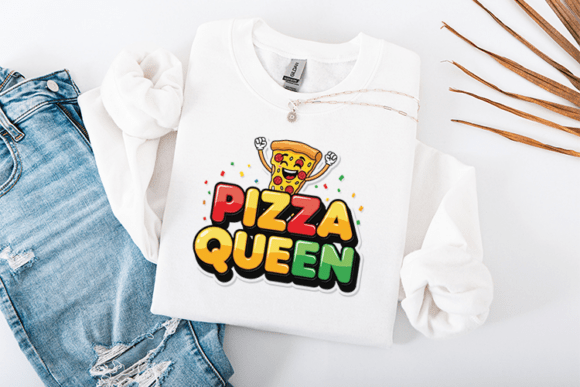 Graphic Asset Review: Pizza Queen SVG for Crafters