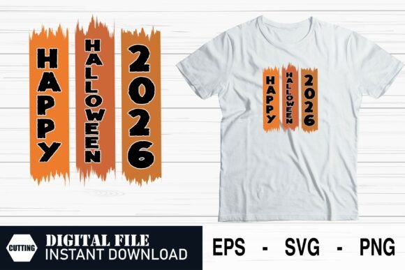 Happy Halloween 2026 Pro Pack: Graphics for T-Shirt & Branding