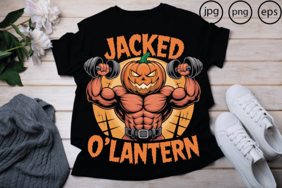 Jacked O Lantern Graphics for T-Shirt Designs & Seasonal Merch