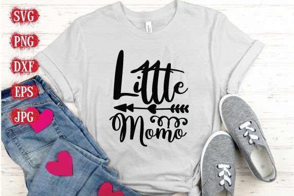 Little Momo: A Charming Valentine's Day Graphics Set for T-Shirt Designs