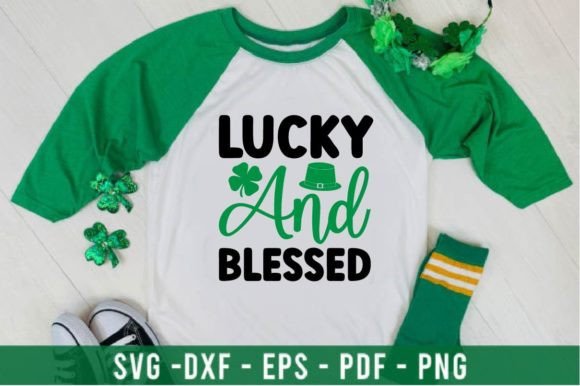 Lucky and Blessed: A Perfect Fit for T-Shirt Designs