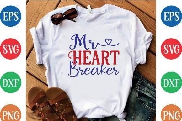 Mr Heart Breaker: A Versatile Graphic for T-Shirt Designs