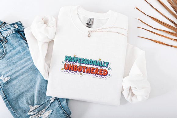 Using the Professionally Unbothered Graphic for Small Business Branding